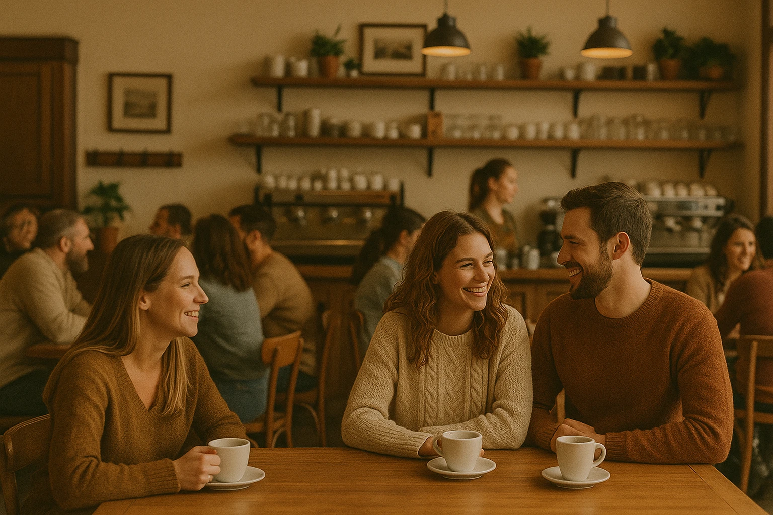 Tiendas y Cafeterías